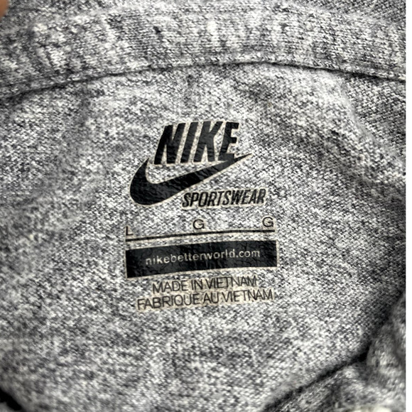 Nike Kids Gray Hoodie - Picture 3 of 5